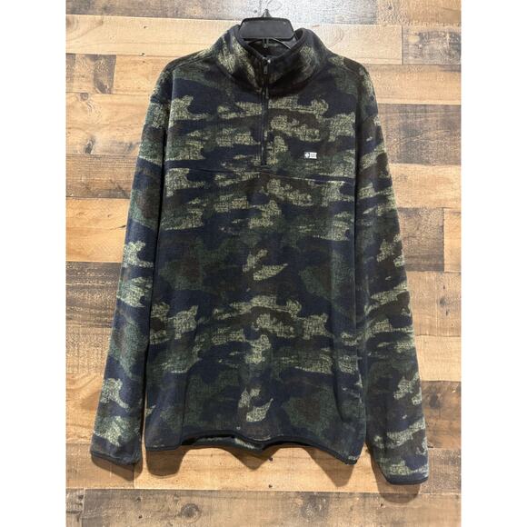 Salty Crew Men’s Ballast Quarter-Zip Fleece – Size XL - Camo - Picture 8 of 8